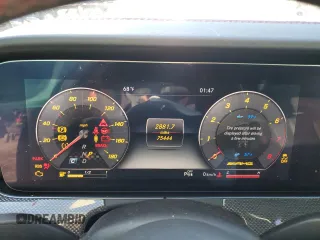 2020 Mercedes-Benz E AMG E 53 with VIN WDDZF6BB8LA744473, listed as a Copart auction lot 86145534 with 75,444 mi miles and Salvage Title. Bid and sale history available at carsss.com. Image 9.