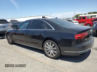 2016 Audi A8 3.0T with VIN WAU34AFD8GN004633, listed as a Copart auction lot 61692955 with 155,405 mi miles and Salvage title. Bid and sale history available at DreamBid. Image 2.