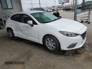 2015 Mazda 3 i Sport with VIN 3MZBM1K75FM150282, listed as a Copart auction lot 53390915 with 163,023 mi miles and Salvage Title. Bid and sale history available at DreamBid. Image 4.