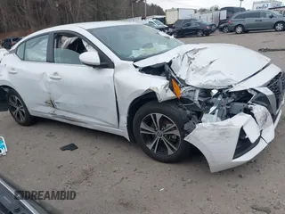 2022 Nissan Sentra SV z VIN 3N1AB8CV0NY314459, wystawiony jako IAAI lot #41268638 z przebiegiem Nie podano mil oraz . Historia ofert i sprzedaży dostępna na DreamBid. Obrazek 12.