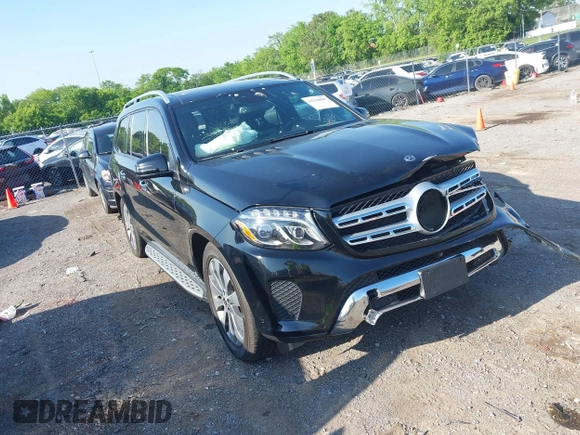 2018 Mercedes-Benz GLS 450 with VIN 4JGDF6EE1JB075332, listed as a IAAI auction lot 42120007 with 111,559 mi miles and . Bid and sale history available at DreamBid. Image 1.