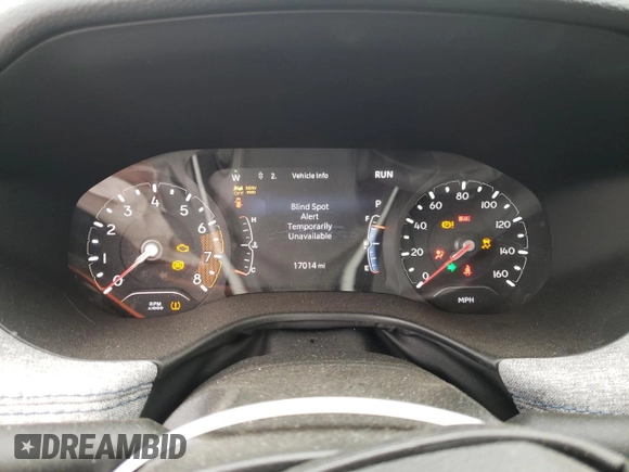 2022 Jeep Compass North with VIN 3C4NJDBB6NT203378, listed as a Copart auction lot 83439544 with 17,014 mi miles and Salvage Title. Bid and sale history available at DreamBid. Image 9.
