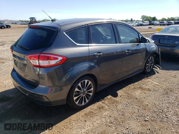 2017 Ford C-Max Energi Titanium with VIN 1FADP5FU9HL102224, listed as a Copart auction lot 59942194 with 105,052 mi miles and Salvage Title. Bid and sale history available at carsss.com. Image 3.