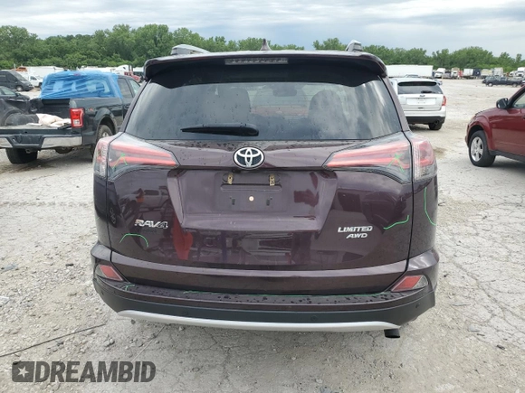 2016 Toyota RAV4 Limited с VIN 2T3DFREVXGW496889, выставлен на аукционе Copart как лот 58262365 с пробегом 59 829 миль миль и Списание • Salvage title. История ставок и продаж доступна на DreamBid. Изображение 6.