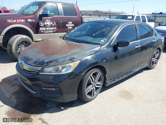 2017 Honda Accord Sedan Sport SE with VIN 1HGCR2F15HA106126, listed as a IAAI auction lot 41970564 with 171,297 mi miles. Bid and sale history available at carsss.com. Image 21.