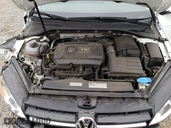 2017 Volkswagen Golf SportWagen SE with VIN 3VWC17AU2HM502504, listed as a Copart auction lot 76162504 with 79,020 mi miles and Salvage Title. Bid and sale history available at carsss.com. Image 12.