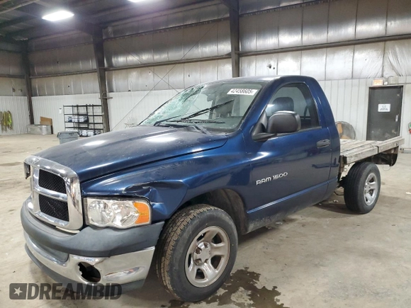 2004 Dodge 1500 ST with VIN 1D7HA16K44J241001, listed as a Copart auction lot 42458605 with Not Provided miles and Salvage Title. Bid and sale history available at DreamBid. Image 1.