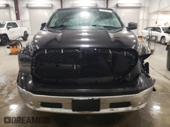 2018 Ram 1500 Big Horn with VIN 1C6RR7GG9JS307284, listed as a Copart auction lot 52587435 with 104,823 mi miles and Salvage title. Bid and sale history available at DreamBid. Image 5.