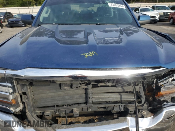 2017 Chevrolet Silverado 1500 LT with VIN 3GCPCREH0HG413004, listed as a Copart auction lot 83365354 with Not Provided miles and Salvage Title. Bid and sale history available at DreamBid. Image 12.