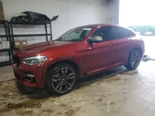 2019 BMW X4 M40i z VIN 5UXUJ5C54KLJ64208, wystawiony jako Copart lot #58698405 z przebiegiem 78 929 mil mil oraz Szkoda całkowita • Salvage title. Historia ofert i sprzedaży dostępna na DreamBid. Obrazek 1.