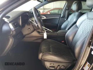 2019 Genesis G70 3.3T Advanced with VIN KMTG34LE7KU017766, listed as a Copart auction lot 72652614 with 58,634 mi miles and Salvage Title. Bid and sale history available at carsss.com. Image 7.