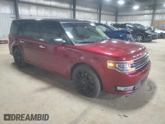 2018 Ford Flex Limited EcoBoost with VIN 2FMHK6DT4JBA18856, listed as a Copart auction lot 79666184 with 116,709 mi miles and Salvage Title. Bid and sale history available at carsss.com. Image 4.