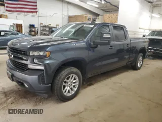 2021 Chevrolet Silverado 1500 RST with VIN 1GCUYEEL7MZ166625, listed as a Copart auction lot 52420215 with 97,381 mi miles and Salvage Title. Bid and sale history available at carsss.com. Image 1.