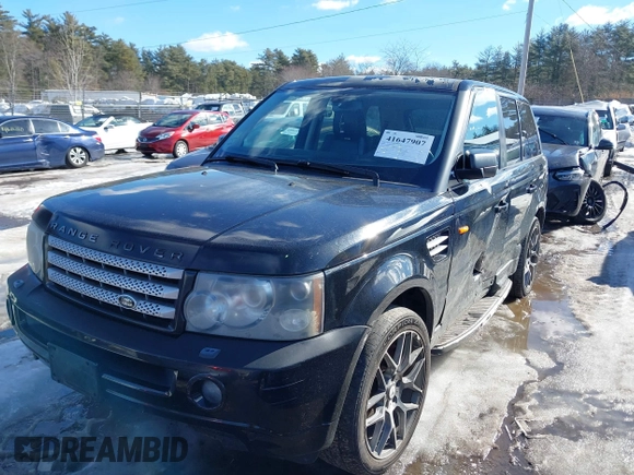 2008 Land Rover Range Rover Sport SC with VIN SALSH23468A132500, listed as a IAAI auction lot 41647907 with 137,073 mi miles. Bid and sale history available at carsss.com. Image 17.