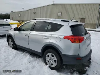 2013 Toyota RAV4 LE with VIN JTMBFREVXDD015216, listed as a Copart auction lot 44687235 with 123,963 mi miles and Salvage Title. Bid and sale history available at carsss.com. Image 2.