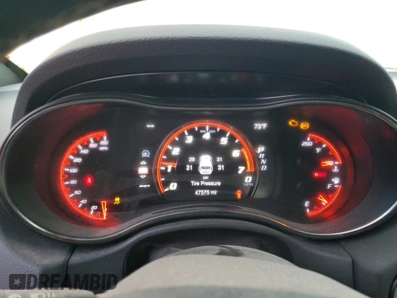 2020 Dodge Durango SRT with VIN 1C4SDJGJ5LC413083, listed as a Copart auction lot 74073554 with 47,575 mi miles and Non Repairable. Bid and sale history available at DreamBid. Image 9.