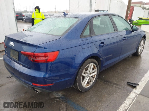 2017 Audi A4 Premium with VIN WAUGNAF45HN021809, listed as a IAAI auction lot 41798921 with 93,260 mi miles. Bid and sale history available at carsss.com. Image 4.