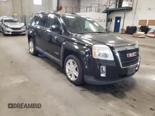 2011 GMC Terrain SLT-1 with VIN 2CTFLVEC2B6437675, listed as a Copart auction lot 76407814 with 125,283 mi miles and Salvage Title. Bid and sale history available at carsss.com. Image 12.
