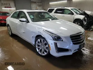 2015 Cadillac CTS Performance AWD with VIN 1G6AY5S3XF0142921, listed as a Copart auction lot 50344955 with 78,494 mi miles and Salvage Title. Bid and sale history available at DreamBid. Image 4.