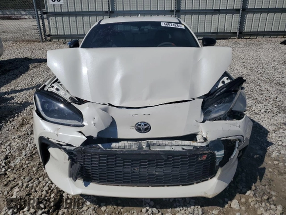 2022 Toyota GR86 with VIN JF1ZNBB11N9752244, listed as a Copart auction lot 48674265 with 0 mi miles and Salvage Title. Bid and sale history available at carsss.com. Image 5.