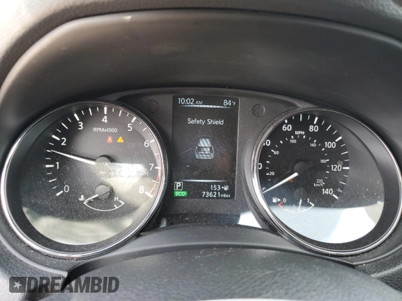 2017 Nissan Rogue S with VIN 5N1AT2MT7HC832307, listed as a Copart auction lot 53997165 with 73,621 mi miles and Salvage Title. Bid and sale history available at carsss.com. Image 9.