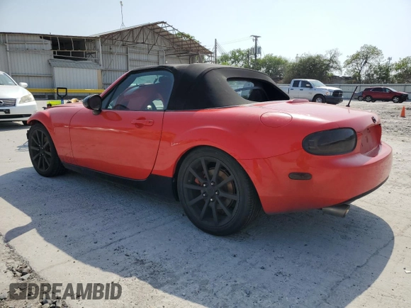 2006 Mazda MX-5 Miata Grand Touring with VIN JM1NC25F160109470, listed as a Copart auction lot 49922005 with 175,130 mi miles and Salvage title. Bid and sale history available at DreamBid. Image 2.
