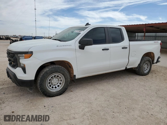 2022 Chevrolet Silverado 1500 Work Truck with VIN 1GCRDAED2NZ506249, listed as a Copart auction lot 45020215 with 92,812 mi miles and Clean Title. Bid and sale history available at DreamBid. Image 1.