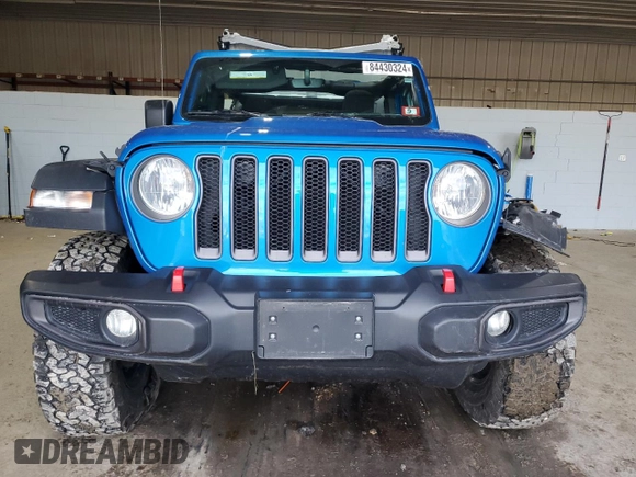 2023 Jeep Wrangler Rubicon z VIN 1C4HJXFN7PW693166, wystawiony jako Copart lot #84430324 z przebiegiem 40 093 mil mil oraz Szkoda całkowita • Salvage title. Historia ofert i sprzedaży dostępna na DreamBid. Obrazek 5.