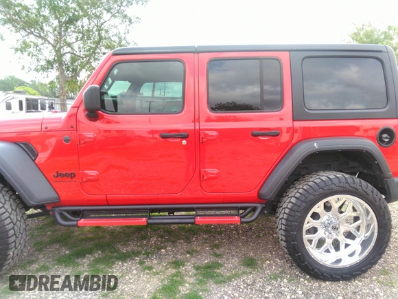 2024 Jeep Wrangler Sport S with VIN 1C4PJXDNXRW110431, listed as a IAAI auction lot 42156570 with 9,699 mi miles. Bid and sale history available at carsss.com. Image 14.