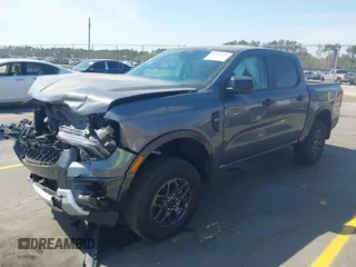 2024 Ford Ranger XLT with VIN 1FTER4GHXRLE46487, listed as a IAAI auction lot 41899384 with 5,570 mi miles. Bid and sale history available at carsss.com. Image 17.