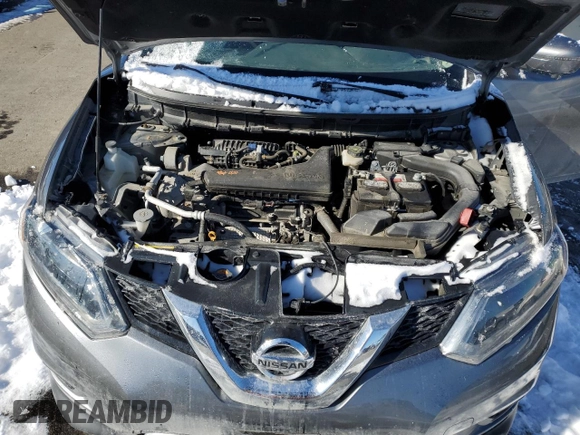 2016 Nissan Rogue SV with VIN JN8AT2MV3GW153593, listed as a Copart auction lot 45297925 with Not Provided miles and Salvage Title. Bid and sale history available at DreamBid. Image 13.