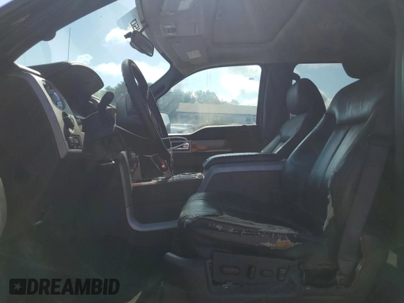 2010 Ford F-150 XL with VIN 1FTFW1EV5AFA57747, listed as a Copart auction lot 58840115 with 178,898 mi miles and Salvage title. Bid and sale history available at DreamBid. Image 7.