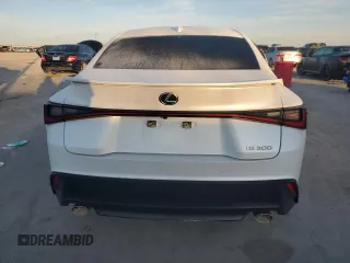 2022 Lexus IS with VIN JTHDA1D28N5118399, listed as a Copart auction lot 87113994 with 33,590 mi miles and Salvage Title. Bid and sale history available at carsss.com. Image 6.