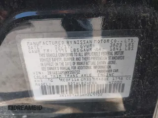 2017 Nissan Sentra S with VIN 3N1AB7AP5HY269702, listed as a IAAI auction lot 41996387 with 73,247 mi miles and . Bid and sale history available at DreamBid. Image 9.
