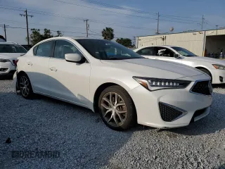 2020 Acura ILX w/Premium Pkg with VIN 19UDE2F79LA000999, listed as a Copart auction lot 50295255 with 0 mi miles and Salvage Title. Bid and sale history available at carsss.com. Image 4.