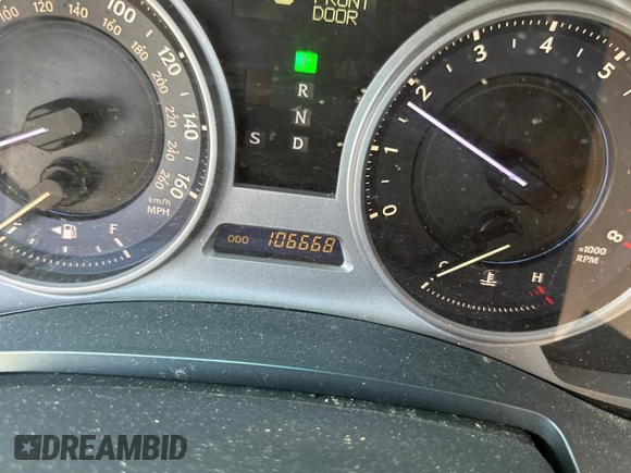 2006 Lexus IS 250 with VIN JTHCK262762007289, listed as a Copart auction lot 87474844 with 106,668 mi miles and Clean Title. Bid and sale history available at DreamBid. Image 8.