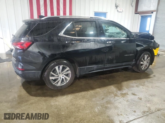2023 Chevrolet Equinox Premier z VIN 3GNAXXEGXPL215243, wystawiony jako Copart lot #55738705 z przebiegiem 37 281 mil mil oraz Szkoda całkowita • Salvage title. Historia ofert i sprzedaży dostępna na DreamBid. Obrazek 3.