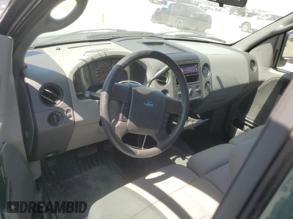 2005 Ford F-150 XL with VIN 1FTRF12565NB00117, listed as a Copart auction lot 49998345 with 113,666 mi miles and Salvage Title. Bid and sale history available at carsss.com. Image 8.