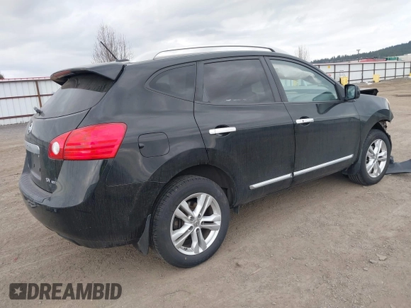 2013 Nissan Rogue SL with VIN JN8AS5MV6DW123181, listed as a IAAI auction lot 41712239 with 122,410 mi miles and . Bid and sale history available at DreamBid. Image 4.