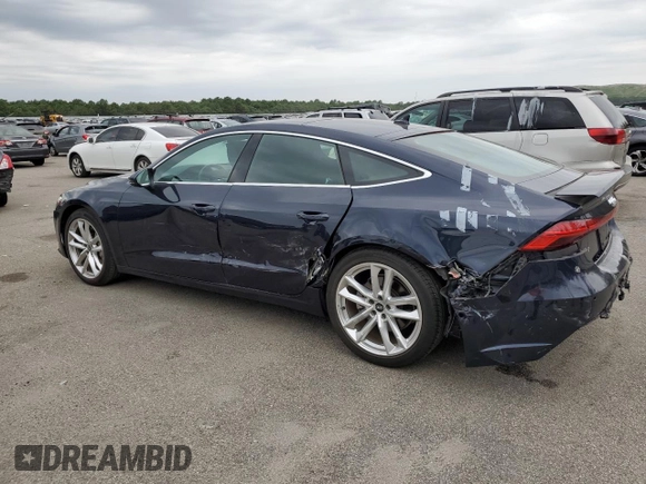 2021 Audi A7 Premium Plus with VIN WAUR2AF26MN081141, listed as a Copart auction lot 62946624 with 27,260 mi miles and Salvage Title. Bid and sale history available at carsss.com. Image 2.