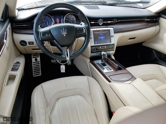 2014 Maserati Quattroporte GTS with VIN ZAM56PPA3E1082069, listed as a Copart auction lot 44250775 with 28,710 mi miles and Salvage Title. Bid and sale history available at carsss.com. Image 8.