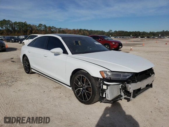 2020 Audi A8 L with VIN WAU8DAF81LN015654, listed as a Copart auction lot 79126853 with 26,587 mi miles. Bid and sale history available at carsss.com. Image 4.