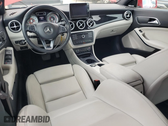 2016 Mercedes-Benz CLA with VIN WDDSJ4GB4GN374845, listed as a Copart auction lot 59809543 with 55,928 mi miles. Bid and sale history available at carsss.com. Image 8.