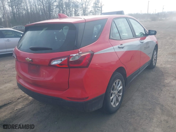2020 Chevrolet Equinox LS with VIN 3GNAXSEV6LS576955, listed as a IAAI auction lot 41476217 with 152,248 mi miles. Bid and sale history available at carsss.com. Image 4.