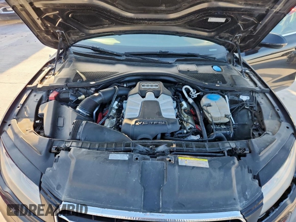 2013 Audi A7 Prestige with VIN WAU2GAFC1DN082130, listed as a Copart auction lot 59619575 with 123,560 mi miles and Salvage title. Bid and sale history available at DreamBid. Image 11.