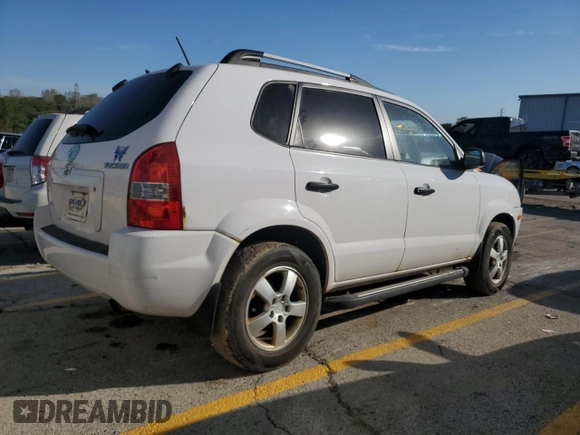 2008 Hyundai Tucson GLS with VIN KM8JM12B08U894675, listed as a Copart auction lot 73475994 with 72,260 mi miles and Clean Title. Bid and sale history available at carsss.com. Image 3.