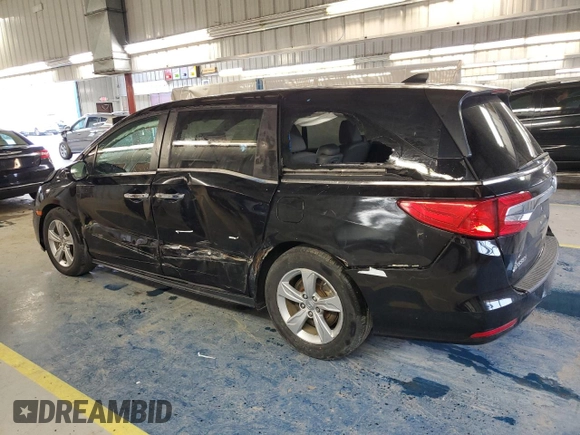 2019 Honda Odyssey EX-L z VIN 5FNRL6H75KB095341, wystawiony jako Copart lot #56563125 z przebiegiem 33 803 mil mil oraz Szkoda całkowita • Salvage title. Historia ofert i sprzedaży dostępna na DreamBid. Obrazek 2.