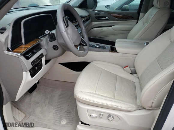 2022 Cadillac Escalade Premium Luxury Platinum with VIN 1GYS4DKL3NR119329, listed as a Copart auction lot 73692364 with 0 mi miles and Salvage Title. Bid and sale history available at carsss.com. Image 7.