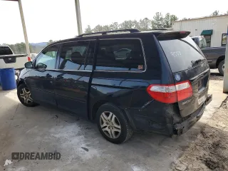 2007 Honda Odyssey EX-L with VIN 5FNRL38727B129550, listed as a Copart auction lot 48263675 with 190,418 mi miles and Salvage Title. Bid and sale history available at DreamBid. Image 2.