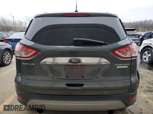 2016 Ford Escape Titanium with VIN 1FMCU0J96GUB31124, listed as a Copart auction lot 44038295 with 208,780 mi miles and Salvage Title. Bid and sale history available at carsss.com. Image 6.